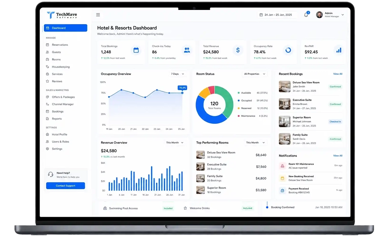 Hotel & Resort Booking Platform