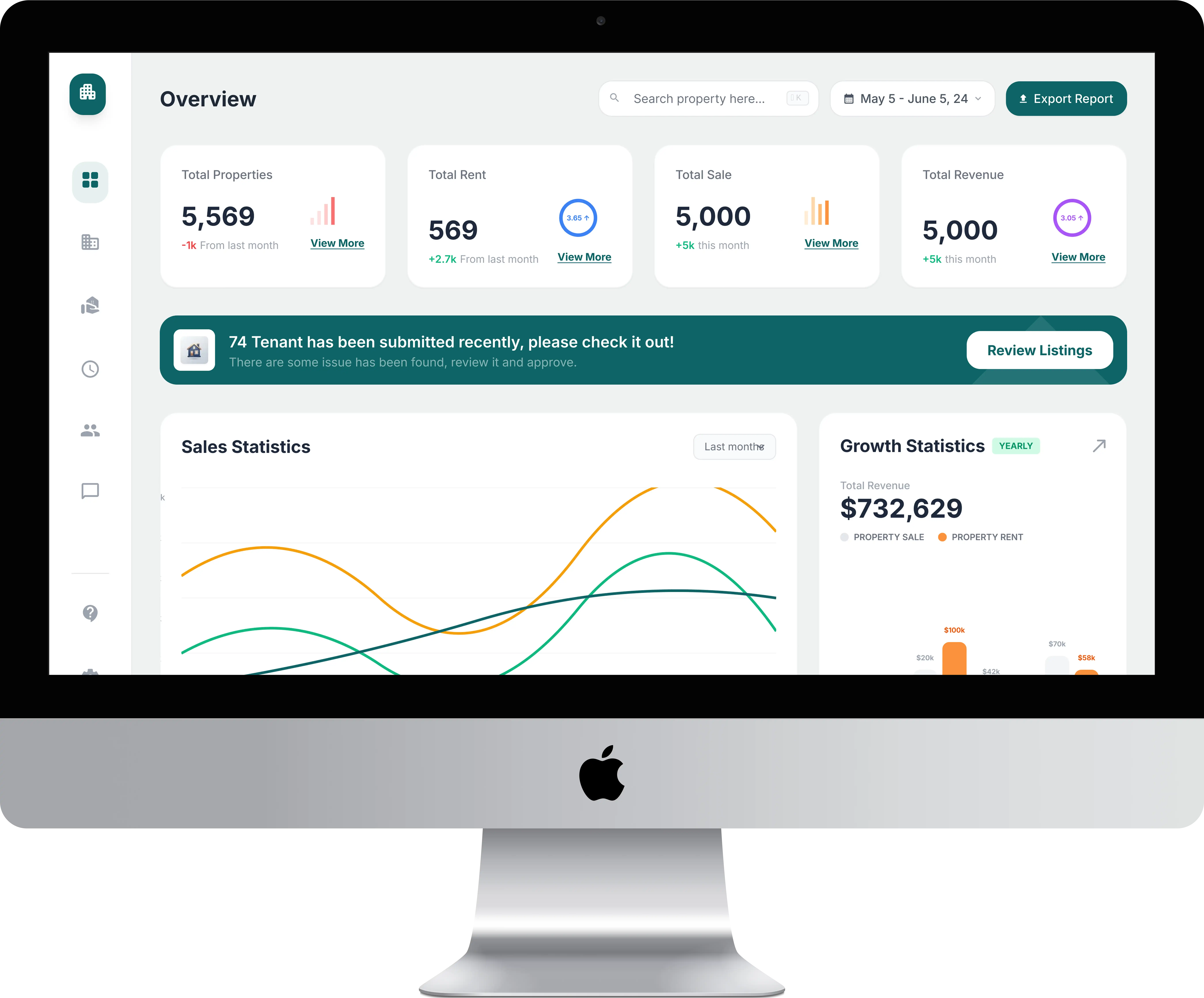 Real Estate CRM UI