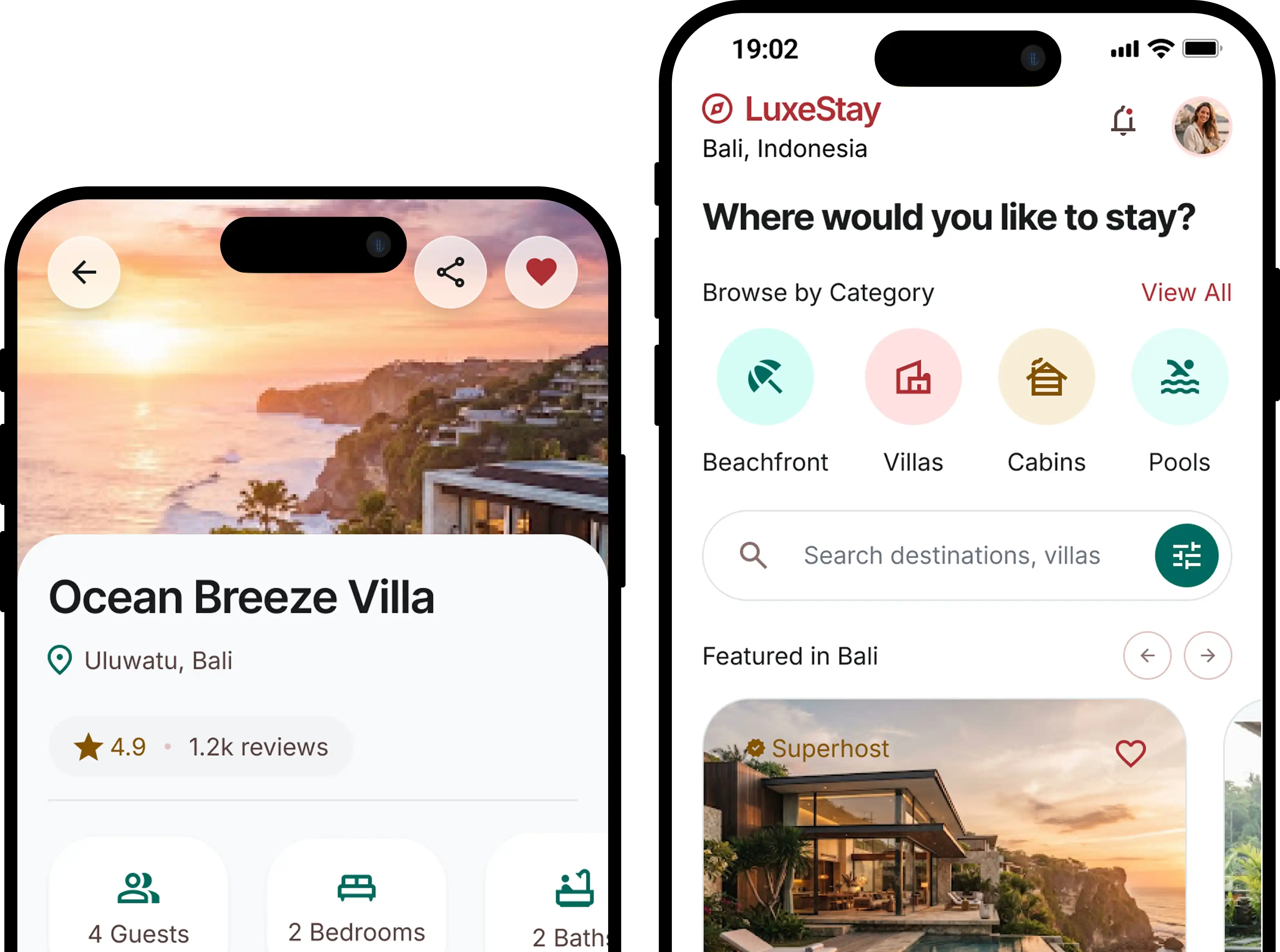 Vacation Rental UI