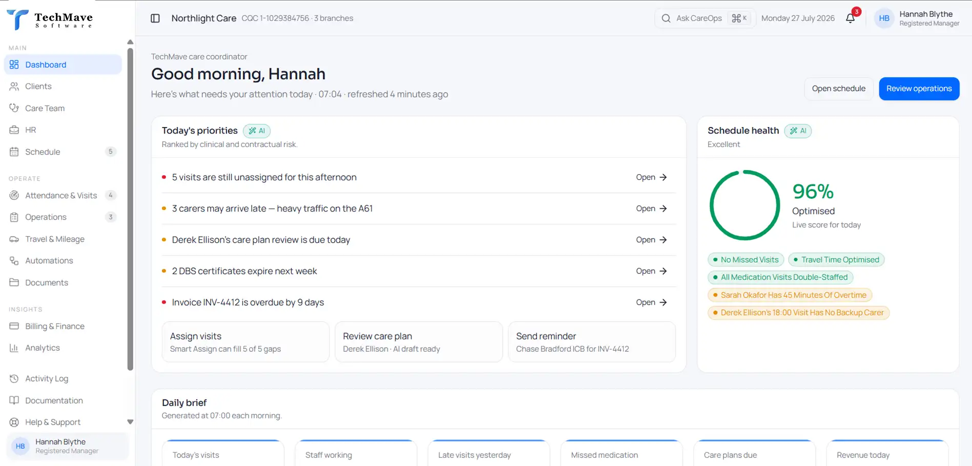 Rota Management System UI